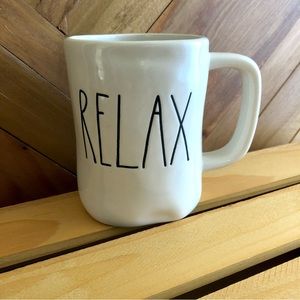 Rae Dunn Relax Ceramic Mug